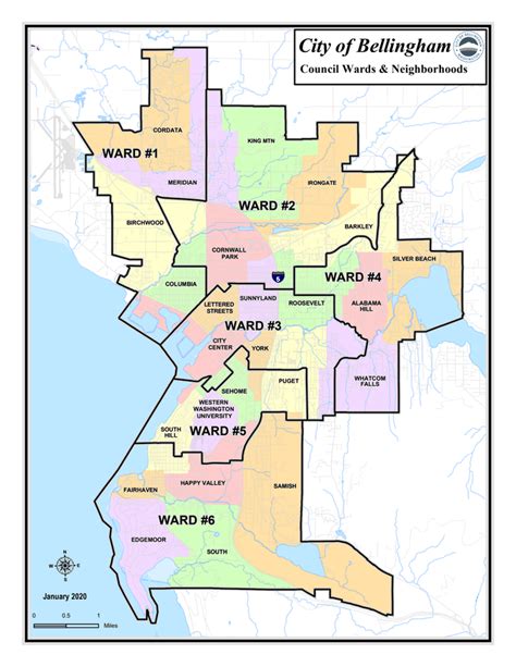 Bellingham City Council Wards .